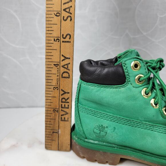 Timberland Limited Edition Boot Toddler 7 Celtics Kelly Green Classic Waterbuck - Picture 15 of 16